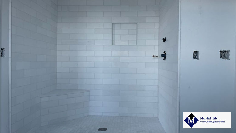White Shower Tiles – Mundial Tile
