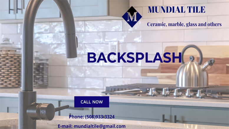 Transform space with a Beautiful and Functional Backsplash by Mundial Tile